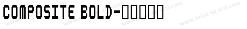 Composite Bold字体转换